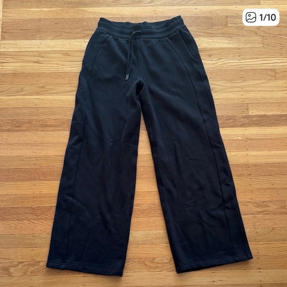 Lululemon Athletica Black Wide-Leg Pants - Picture 2 of 13